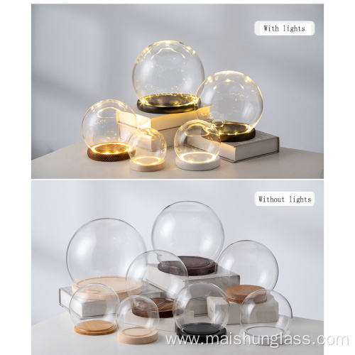 Hanging Transparent Glass Ball Ornaments